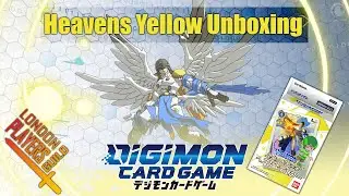 Heavens Yellow Starter Deck Unboxing Digimon TCG 2020