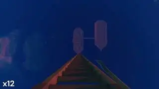 Climbing and jumping a very long ladder in Raft