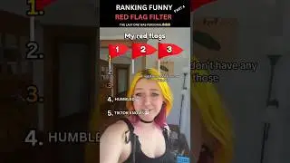 Funny Red Flag Filter REACTIONS Part 4 #shorts #funny