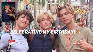 celebrating my birthday 🎉🇸🇬 ft alfonso boada and oliver brynnum