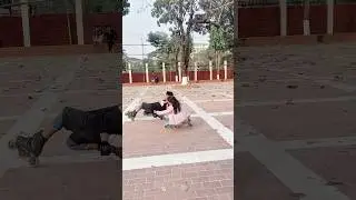 skating stunt, don't try it without any training #skating #skater #skate #skatertasinbro #reels
