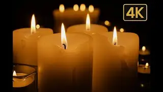5 Hours of Silent Candlelight 🕯 Real Time Burning, No Loop | Deep Focus, Meditation, Night Calm