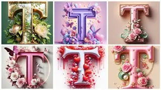 T letter dp design/T letter font idea/T letter for watsp /stylish T letter font/T letter images
