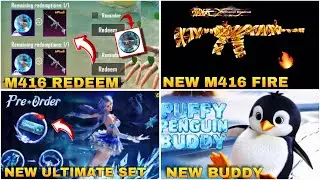 M416 GLACIER RELEASE DATE ! NEW PDP SPIN | NEW ULTIMATE SET ! NEW BUDDY SKIN !!
