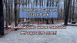 Campground walk around | Cloudland Canyon State Park | My fav sites!
