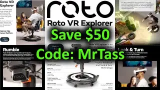 RotoVR Chair Unboxing & Setup | FULL Motion Test + $50 Off Code!