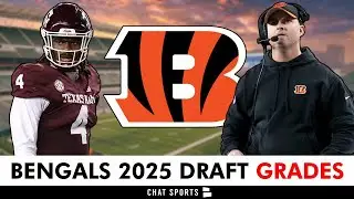 Bengals Draft Grades: All 7 Rounds From 2025 NFL Draft Ft. Shemar Stewart & Tahj Brooks