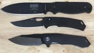 Rit Dyed, and Back in Black!!! Esee Laser Strike, SRM 9201, and Petrified Fish PF969!!! 🔥🔪🤘