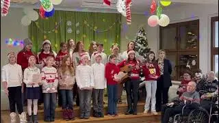 Znak pokoju - Kolędowanie w DPS w Sławięcicach