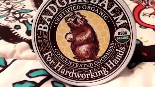 Badger Organic Badger Balm -- Cruelty free...REVIEW