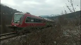 Putnički voz broj 3830 Rudnica-Kraljevo.