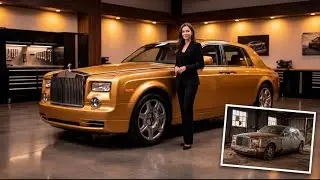 I Restored a Completely Abandoned Rolls Royce Into a GOLDEN Masterpiece  Pure ASMR Restoration