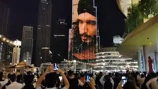 Pathaan trailer on Burj Khalifa | sauban ke sath | pathaan trailer