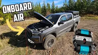 HOW TO INSTALL ONBOARD AIR ON A 2023 NISSAN FRONTIER PRO-4X