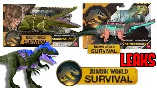 Фан-идеи (концепции) фигурок из игры Jurassic World Survival: Стоматозух, Крилофозавр и другие.