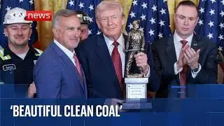 Trump awarded 'Undisputed Champion of Coal'
