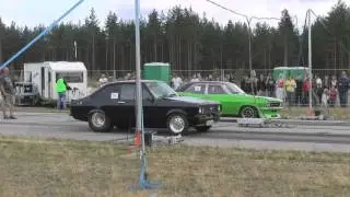 Kiikala Burnout Party 2010 - Escort vs Vauxhal