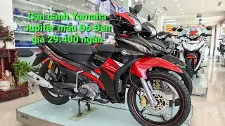 Yamaha Jupiter m&agrave;u đỏ đen si&ecirc;u đẹp gi&aacute; 29.400 ng&agrave;n. Cận cảnh Yamaha Jupiter RC đỏ đen tuyệt đẹp