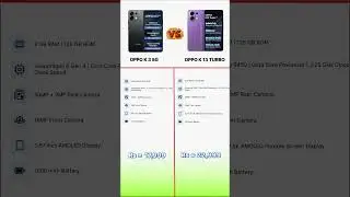 Oppo K3 5G 🆚 Oppo K13 turbo ‼️which phone is best❓🤔 #shorts #trending #youtubeshort