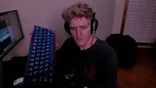 tfue shows the world's most expensive keyboard for fortnite!!