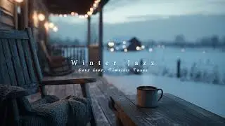 Cozy Winter Night & Soft Jazz ☕️ Warm Lamp Glow Vibe for Quiet Study [Cozy Hour Vol.25 🌙]