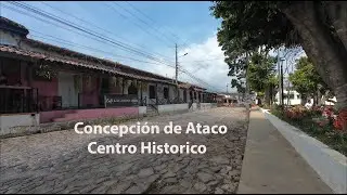 Entrada a Concepcion de Ataco y Centro Historico - Ruta de Las Flores - Ahuachapan, El Salvador