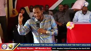 Mandera residents appreciate Hon.Hussein Weytan for NG-CDF Bursary and NHIF program.