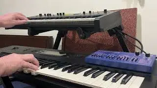 Korg Wavestation (original) vs. Roland RS-09 Organ/Strings: Battle of the Pads. DIGITAL vs ANALOG!