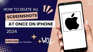 HOW TO DELETE ALL SCREENSHOTS AT ONCE ON IPHONE (2024) | STEP BY STEP TUTORIAL | QUICK GUIDE