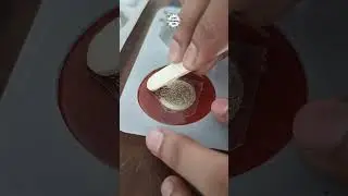 How To Apply Metallic/Vinyl Stickers on RESIN ✨ || #shorts