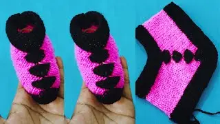 Make A Beautiful Baby Booties💗 Baby Socks Knitting💖@sdboutique7548 