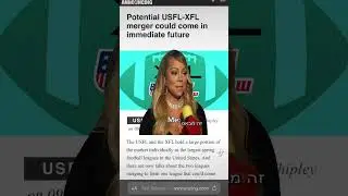 My Reaction To The USFL And XFL Merging #shortsfeed #nflseason #viral #trending #football #memes