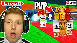 🔴PvP GEGEN EUCH!🎁GESCHENKE + ADMIN ABUSE JETZT  😳Steal a Brainrot und Escape Tsunami #roblox #shorts