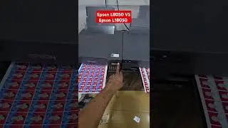 Epson L18050 A3 printer VS Epson L8050 A4 size photo printing 2in1 One printer #pvccardprinting