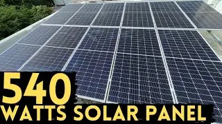 540 watts solar panel | Doctor Solar | 6KW Roof Top On Grid solar system | 6KW Polycab inverter