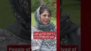 People of Ladakh deprived of basic rights, govt must match dialogue with action for peace: Mehbooba