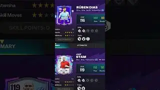 112 RUBEN DIAS and 115 JAAP STAM REVIEW : 💥 #fifamobile