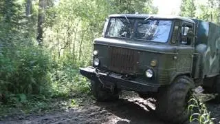 газ 66 на арочных колёсах