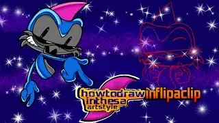 How to draw in the sonic adventure art style in flipaclip credit Yuji Uekawa who made the art style 