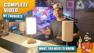 Bedside Table Lamps Set of 2 Review &ndash; Charging Station + Touch Dimmable