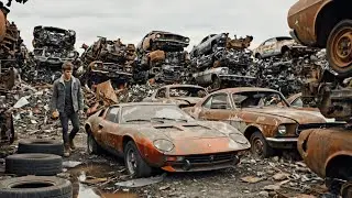 Lamborghini was left to decay&hellip;witness its complete ASMR restoration from rust to timeless perfection
