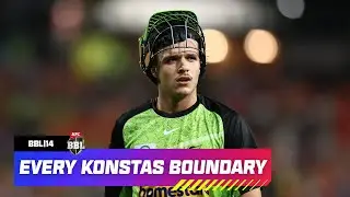 Every Sam Konstas Boundary | #BBL14