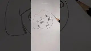 cute dora drawing #pencilart #animeeart #girldrawing #dora #cutedrawing