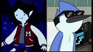 Mordecai and marceline sing die with a smile by Bruno mars and lady Gaga