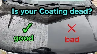 Is your Ceramic Coating dead or just clogged? Gtechniq W9 Water Spot Remover.