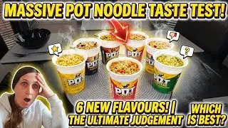 TASTE TESTING NEW POT NOODLE FLAVORS (2025)