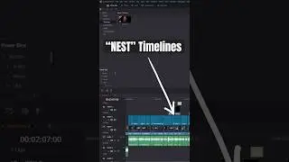 Pro Editing TIP! 👉 Nesting Timelines - DaVinci Resolve