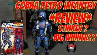 GI JOE CLASSIFIED COBRA RETRO ACTION FIGURE TROOPER INFANTRY TOY REVIEW
