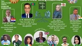international Conference Entitled ⭐ Reduced Inequalities - SDG 10 ⭐ held on janu10, 2023. GFC 🌍