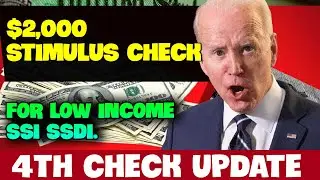$2,000 STIMULUS CHECK FOR LOW INCOME - 4TH STIMULUS CHECK UPDATE TODAY JANUARY 2022